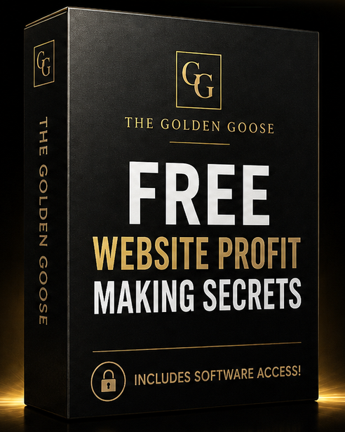 The Golden Goose — Website Profit Making Secrets bonus box, includes software access
